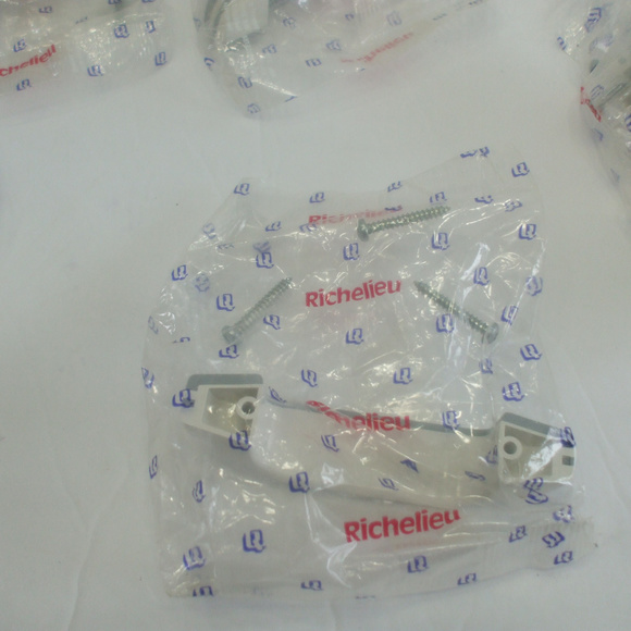 Grey And White Plastic Cabinet Doorknob Handles  S - Picture 3 of 6